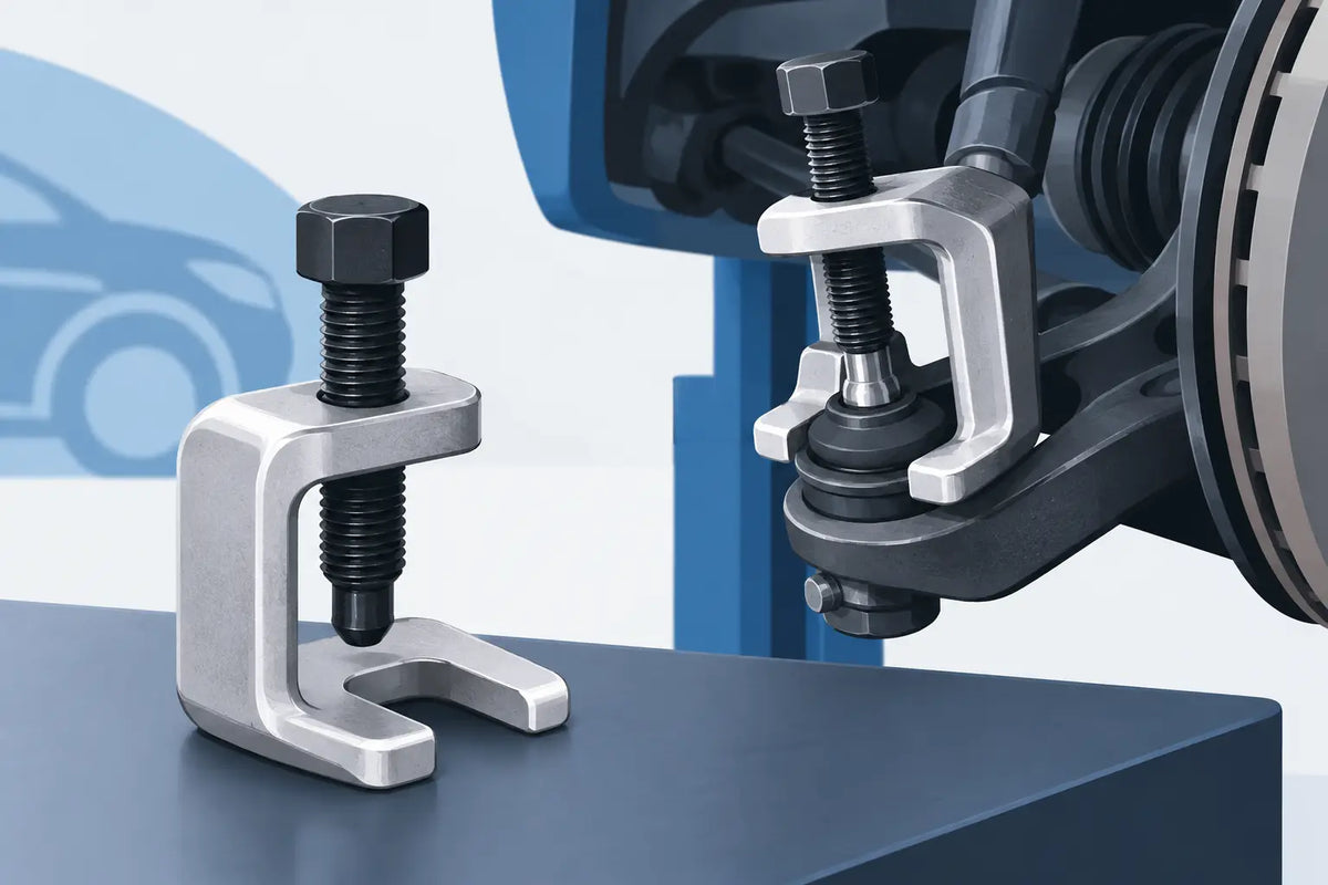 Extracteur de rotule pour suspension automobile