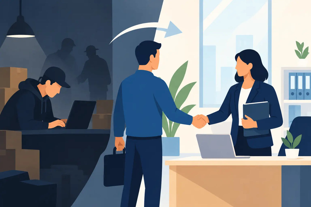 Transformer le travail au noir en entreprise