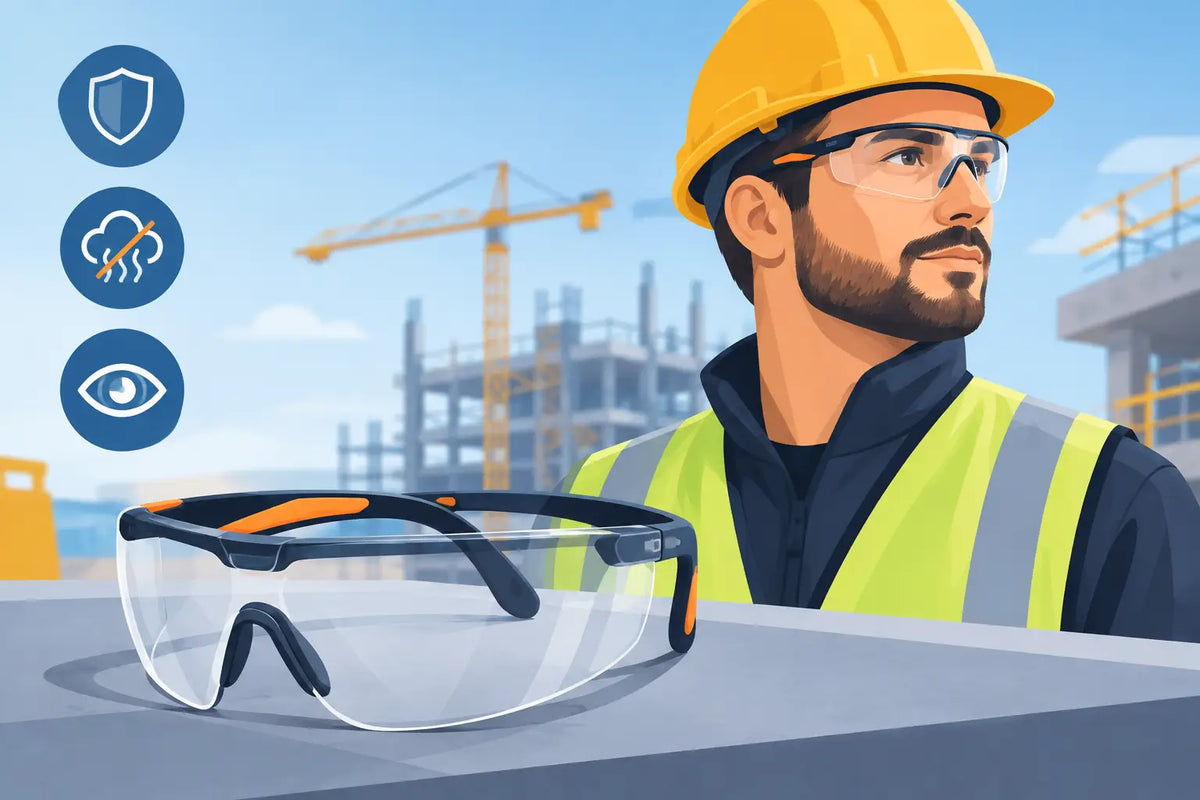 Bien choisir ses lunettes de sécurité antibuée chantier
