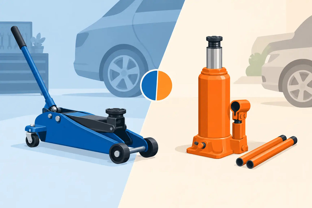 Cric rouleur versus cric bouteille : lequel choisir?